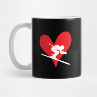 skiing gifts for valentine's day Mug